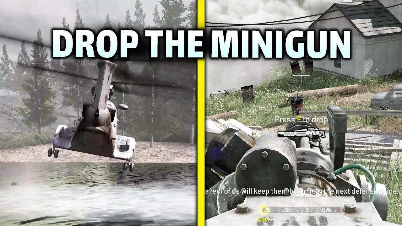 What if You Don't Drop The Minigun? | Call of Duty 4 MW