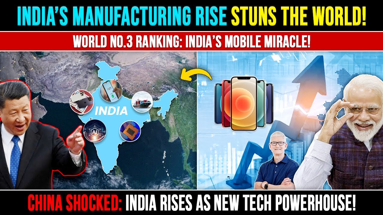 What Makes INDIA a GLOBAL MOBILE PHONE EXPORT Powerhouse? | Indian Economy | India vs China
