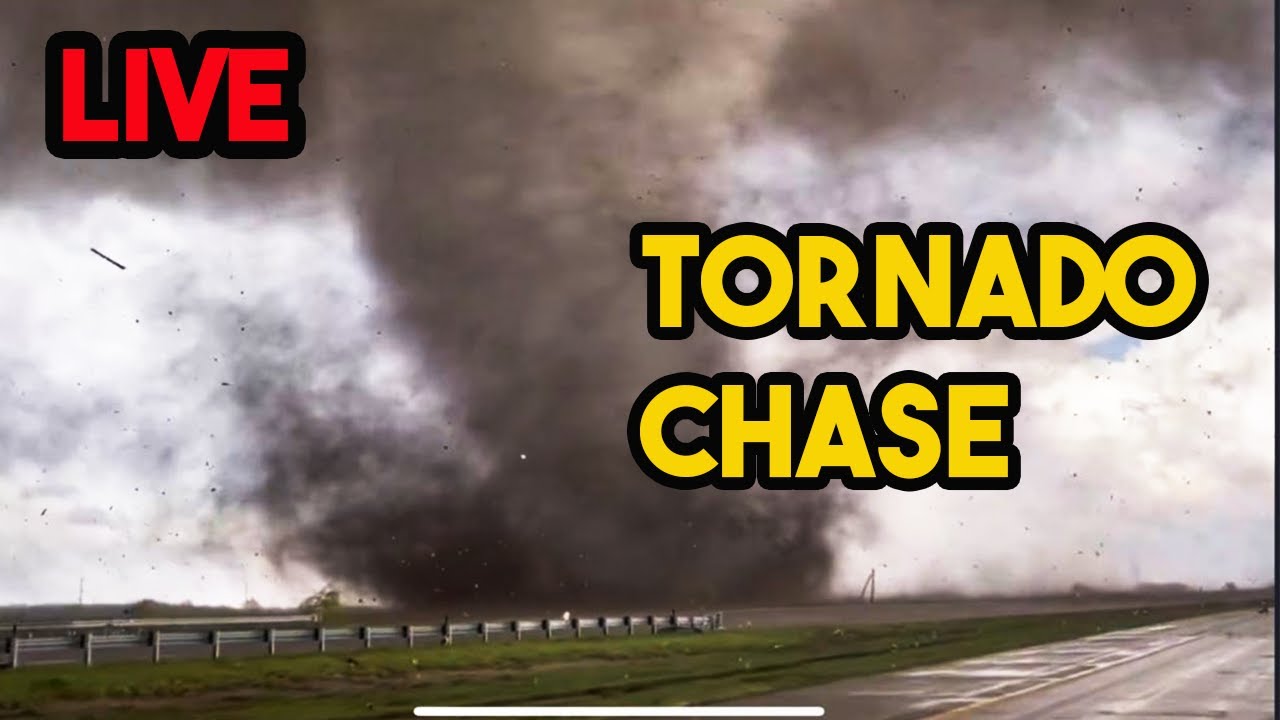 LIVE TORNADO Chase In Texas and Oklahoma