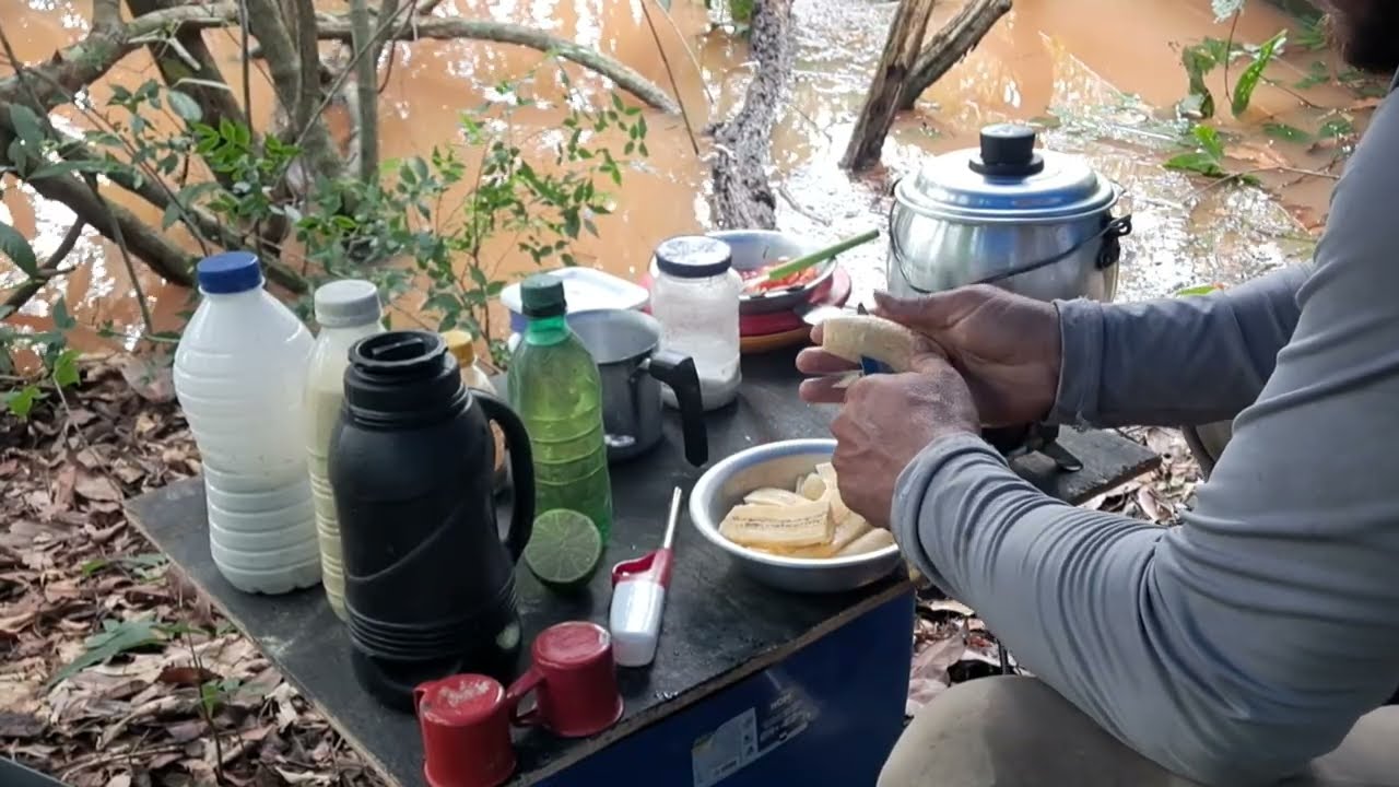 Aventura no machado muito cheio só deu baleinha