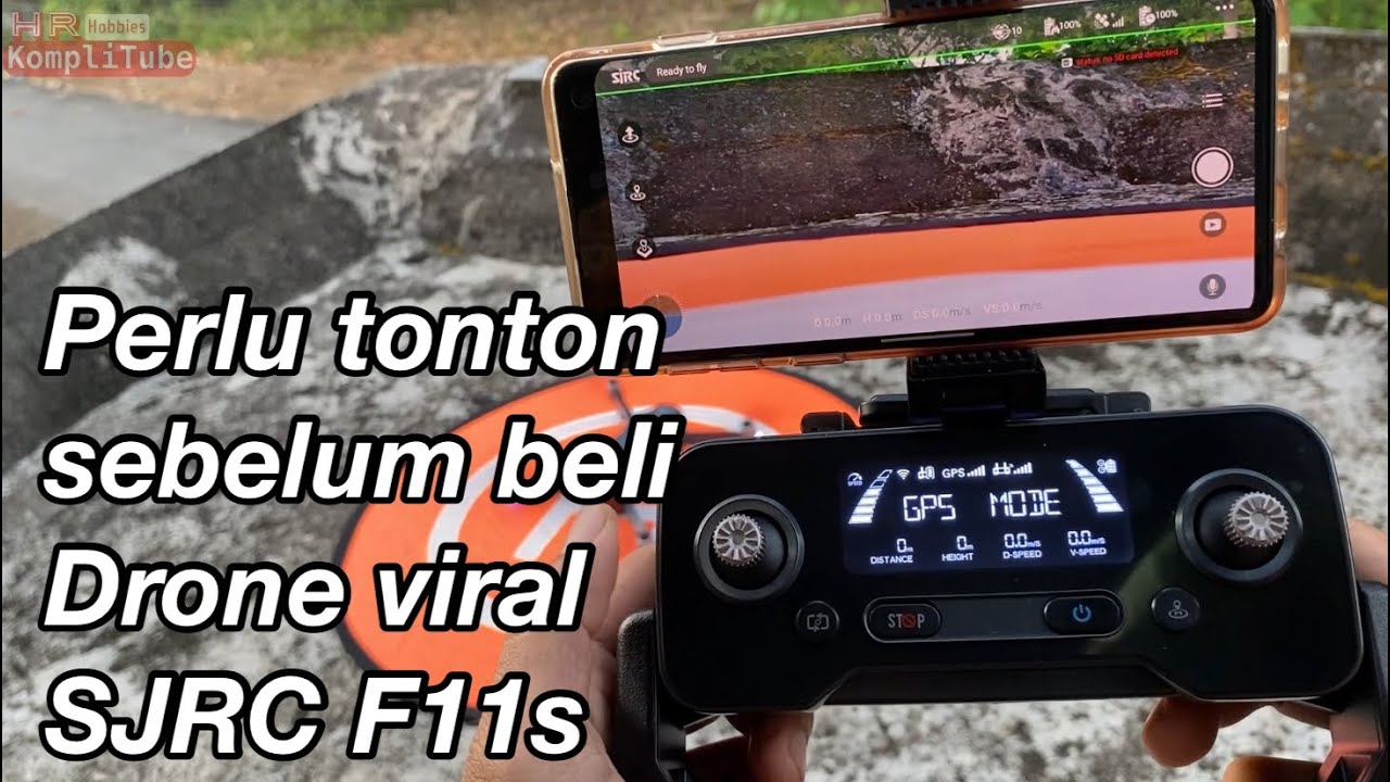 Drone 2 jutaan 2023 yang masih jadi favorit, SJRC F11s 4K Pro 3km unboxing dan test