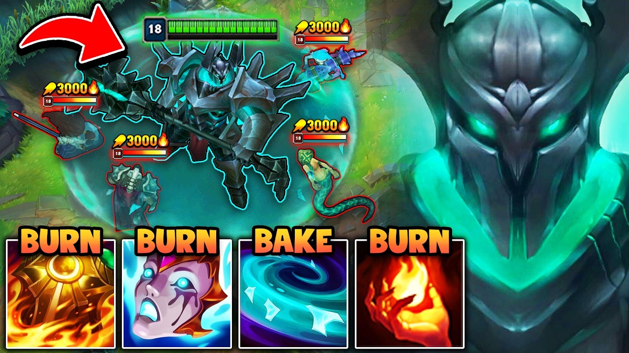MORDEKAISER BUT I'M A LITERAL MICROWAVE THAT COOKS YOU TO DEATH (ALL BURN ITEMS)