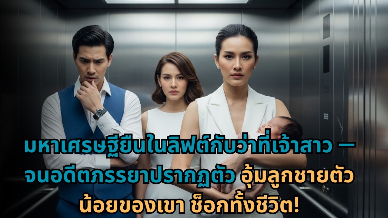มหาเศรษฐียืนในลิฟต์กับว่าที่เจ้าสาว — จนอดีตภรรยาปรากฏตัว อุ้มลูกชายตัวน้อยของเขา ช็อกทั้งชีวิต!