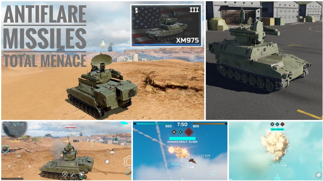 MWT Tank Battles cheap XM975 spaa has antiflare missiles