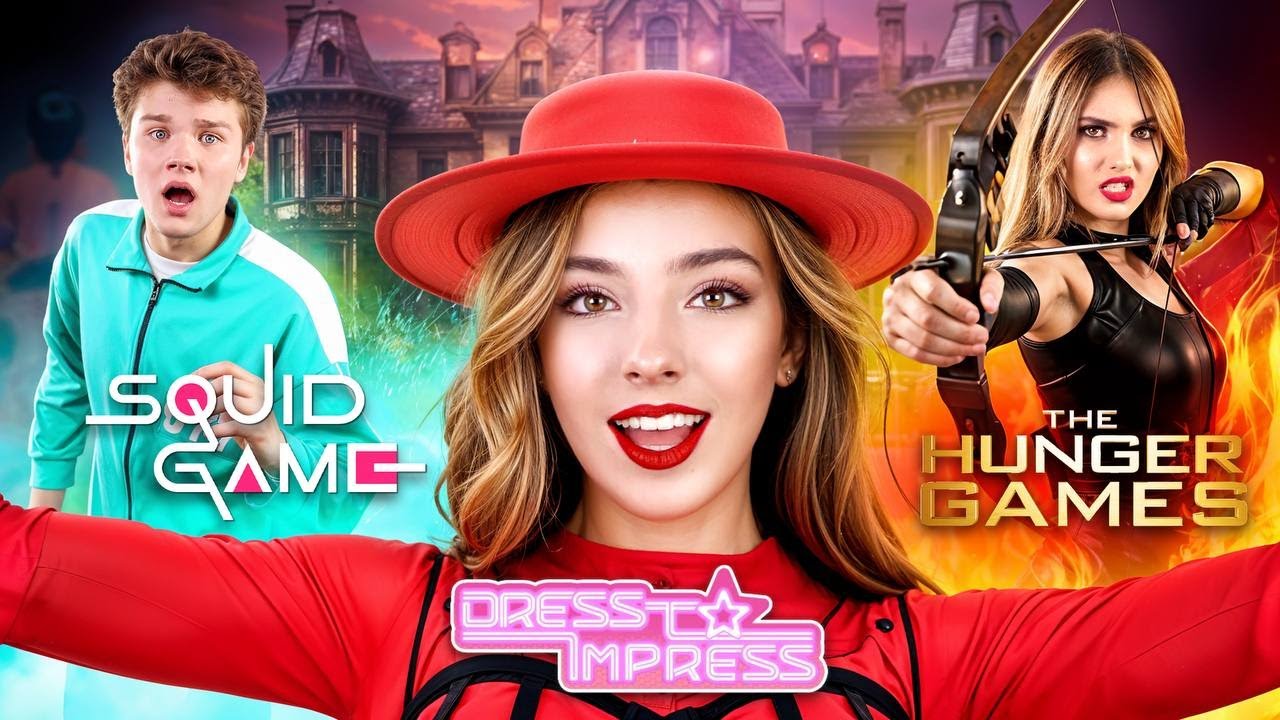 Dress To Impress VS Squid Game VS Hunger Games || We Get Stuck in Twilight