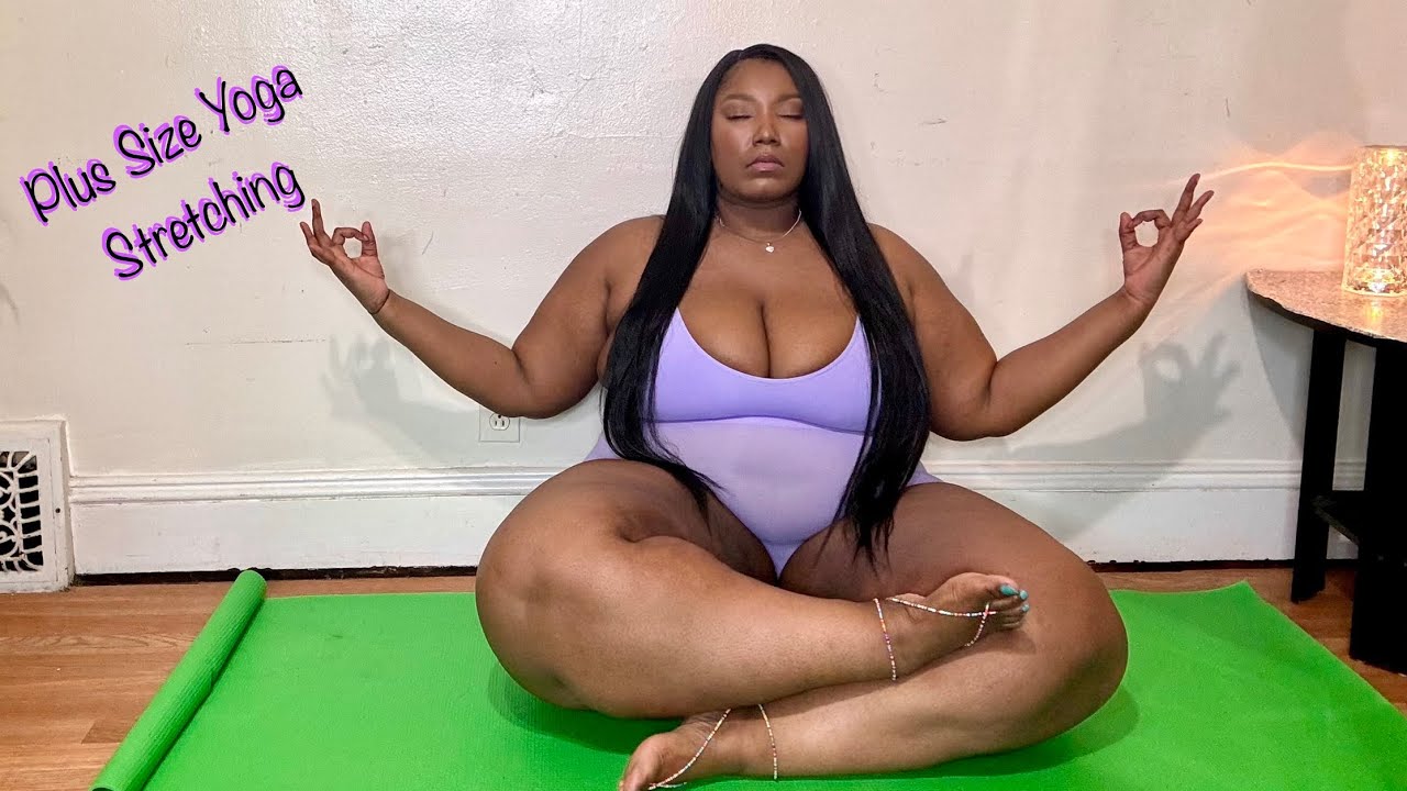 ЙОГА-РАСТЯЖКА ДЛЯ БОЛЬШИХ ДЕВУШЕК? 🤔🧘🏾‍♀️ #йога #большиеразмеры