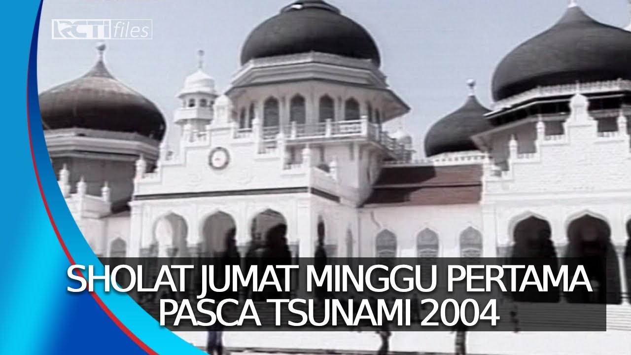 Meski Dalam Kondisi Terbatas Umat Muslim Aceh Tetap Menjalankan Sholat Jumat, Pasca Dihantam Tsunami