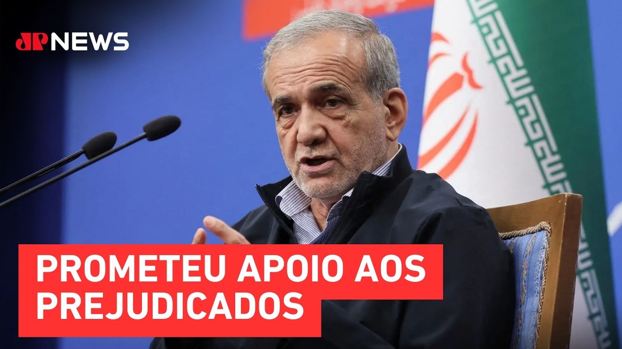 Presidente do Irã pede desculpas pela repressão aos protestos