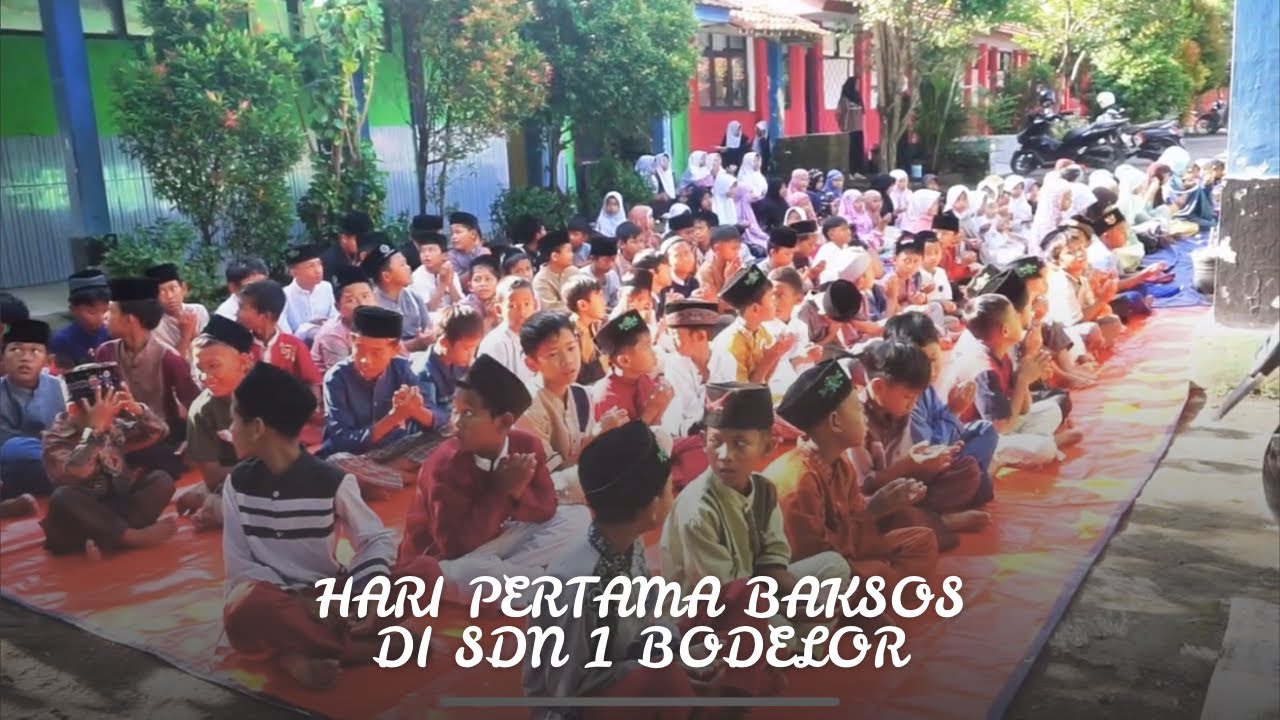 HARI PERTAMA BAKSOS DI SDN 1 BODELOR