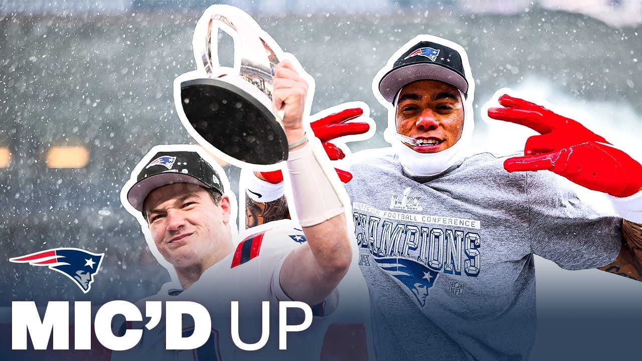 MIC'D UP: Drake Maye & Christian Gonzalez During AFC Championship Win vs. Broncos