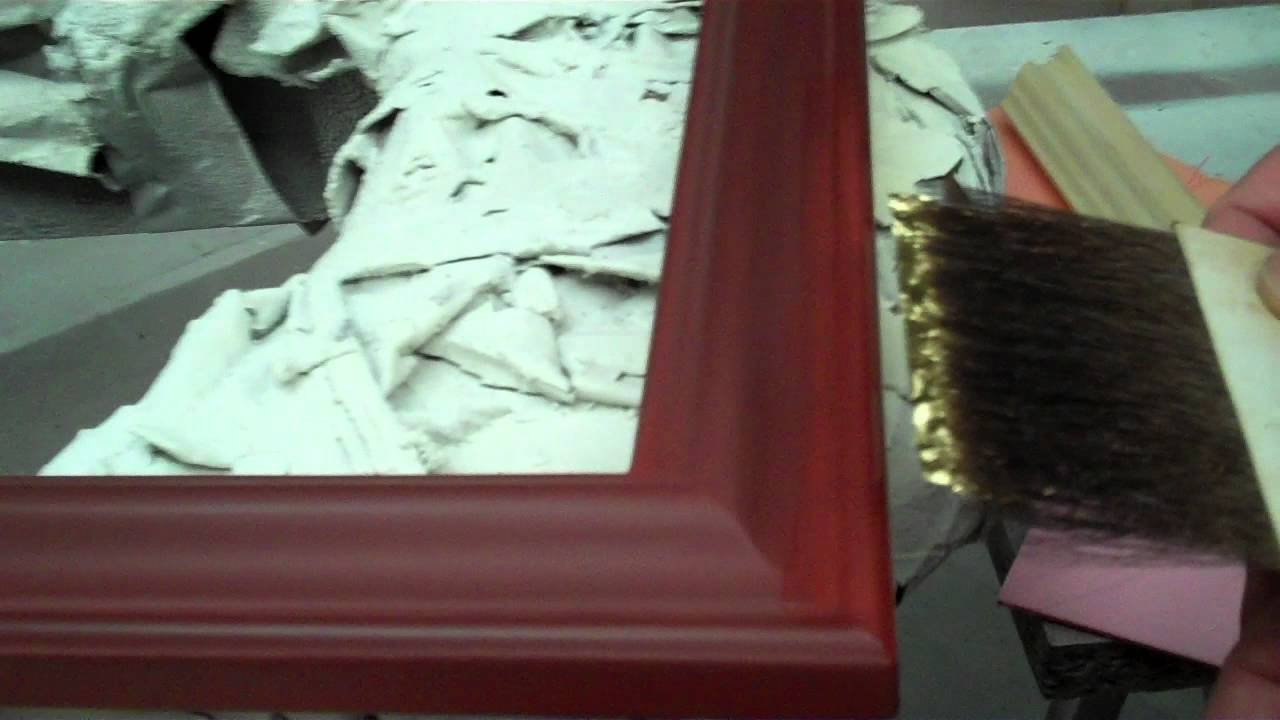 Gilding Lesson4 leafing Video6a laying pt1