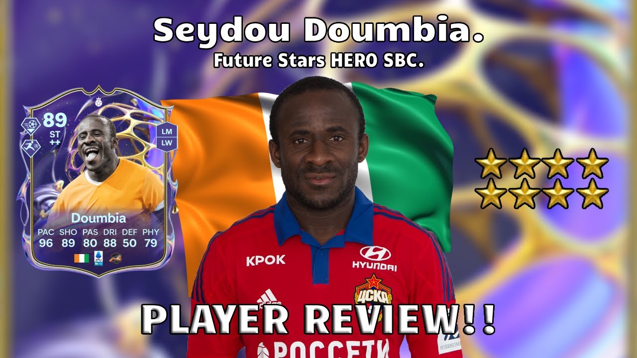 ⭐⚽ Обзор игрока Сейду Думбия с рейтингом 89! SBC «Герой будущих звезд»!⚽⭐ FC 26 Ultimate Team.