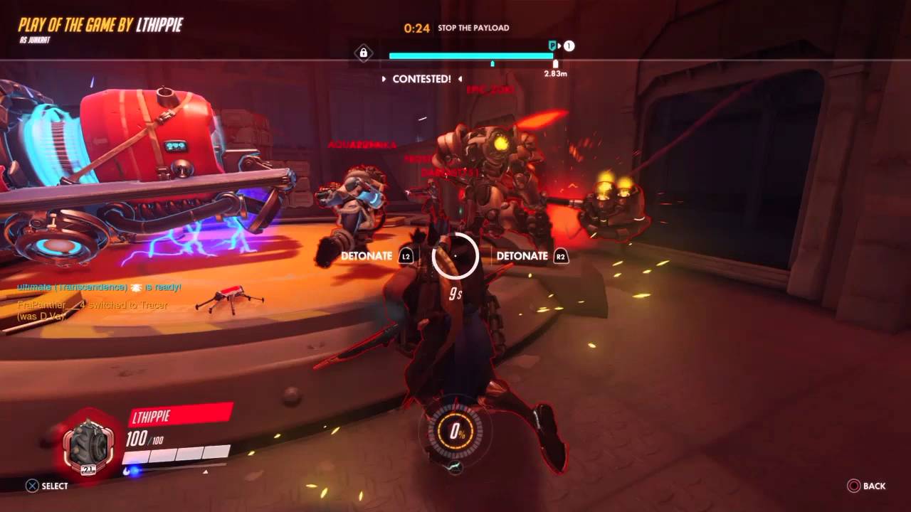 Overwatch beta sexy junkrat team kill