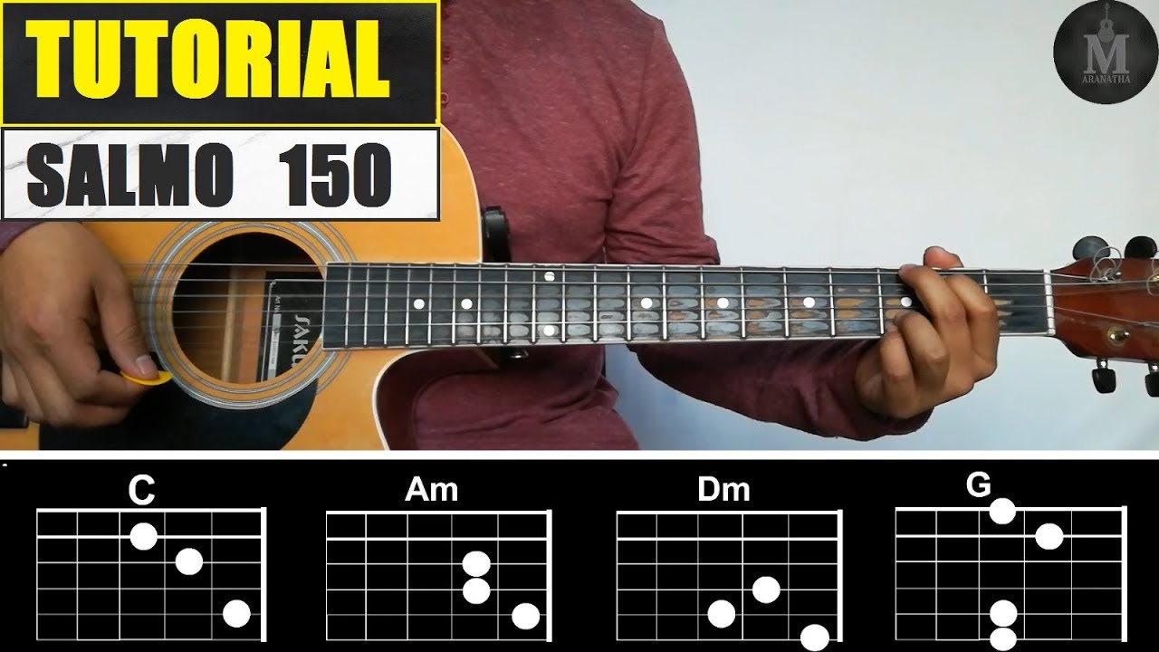 Salmo 150 (Lo Que Respira Alabe a Jehová) || TUTORIAL GUITARRA