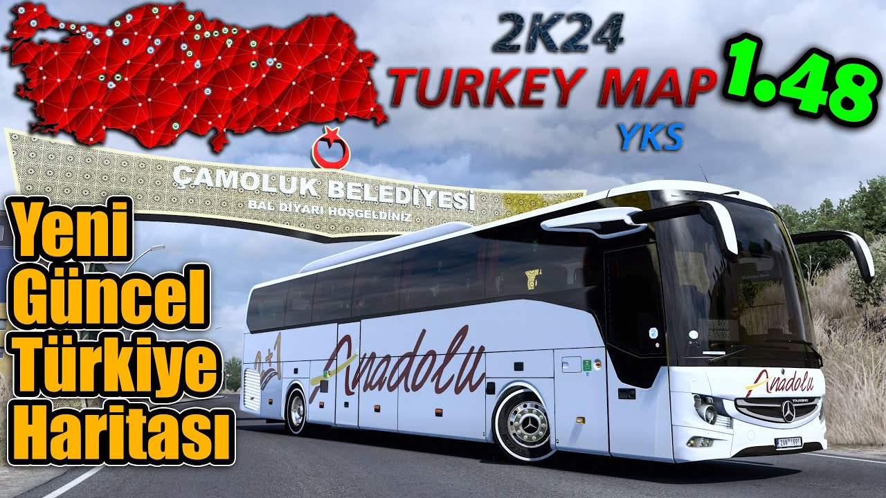 Yeni Güncel Türkiye Haritası // Gölova - Çamoluk Seferi | Ets2 1.48
