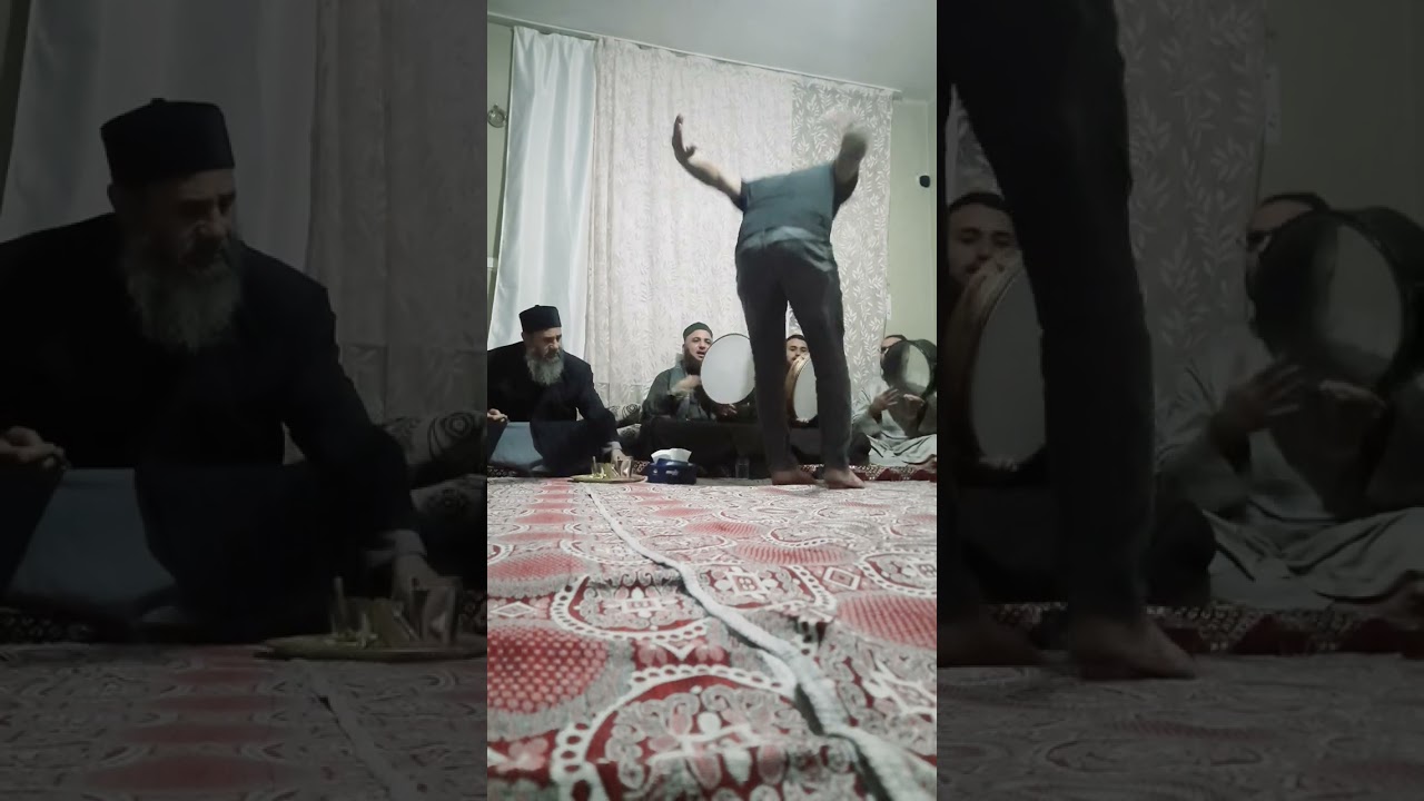 (احباب الشيخ ناجي الرفاعي وصلة انشاد الشيخ عبد الغفور الابراهيم)