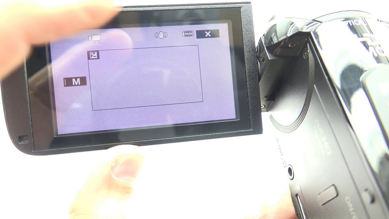 Canon Legria HF R56 Main Menu 4K