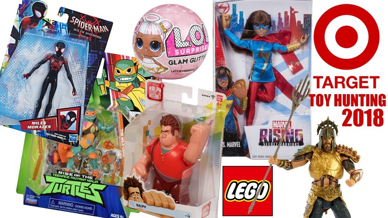 As novidades e preços dos brinquedos na TARGET - EUA Out/2018: aquaman, aranhaverso, tartarugas, etc