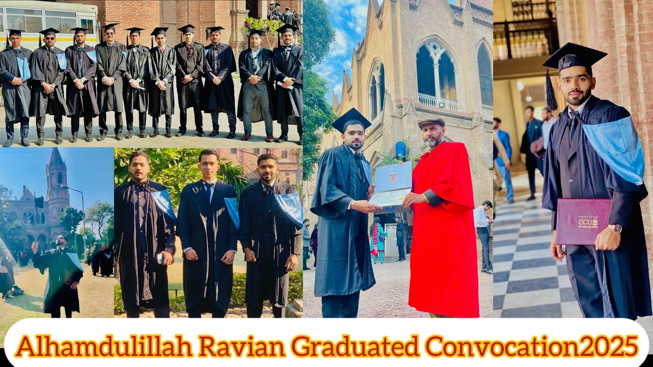 Alhamdulillah Graduation complete/ 23rd Convocation GCU Lhr. #convocation #graduation #gculahore