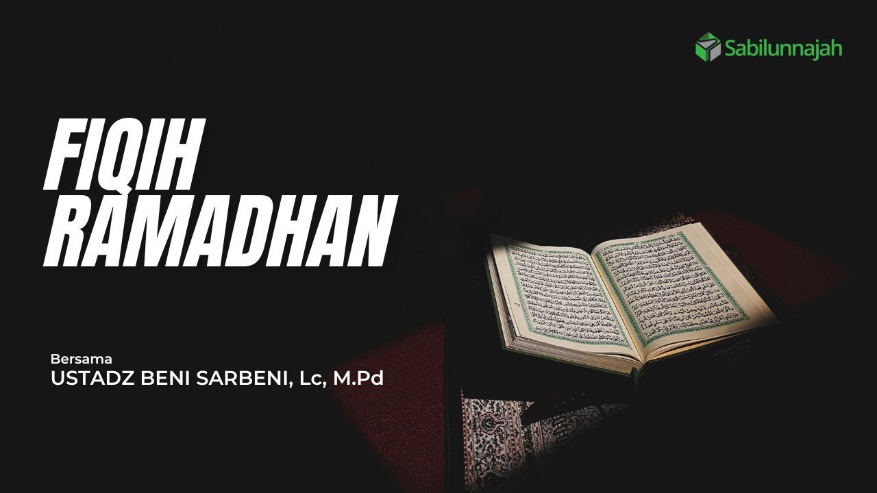 [LIVE] Fiqih Shaum | Ustadz Beni Sarbeni, Lc, M.Pd