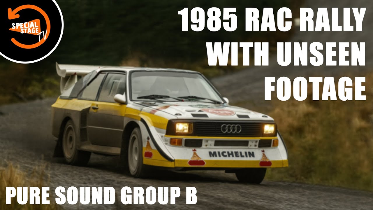 1985 RAC Rally Pure Sound With Unseen Footage! Group B & More!
