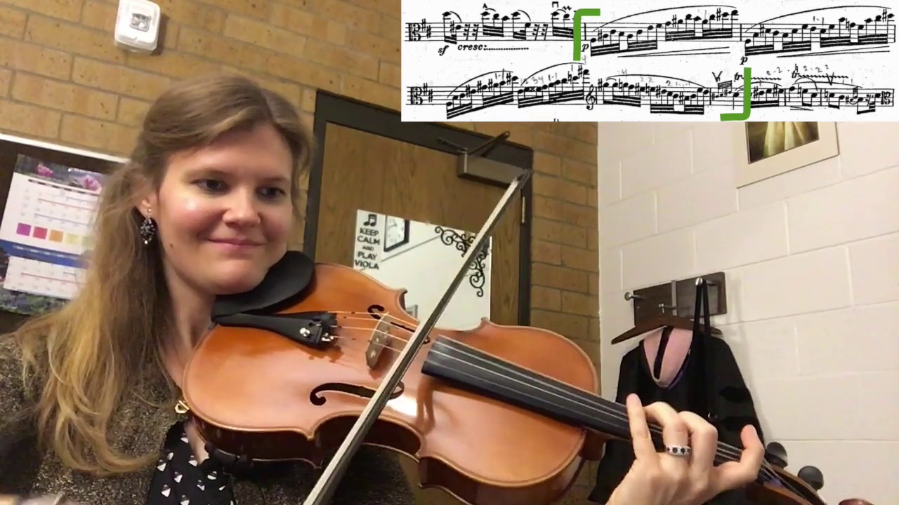 Viola: High-Level Practice Session