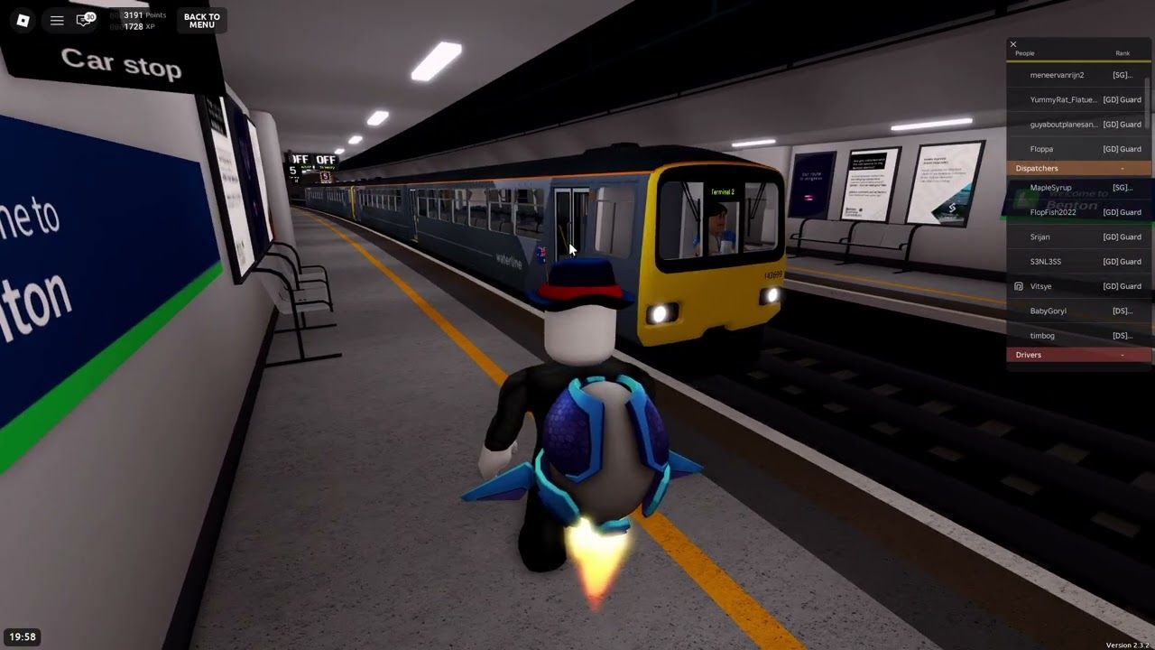 Visiting every west station in 30 min