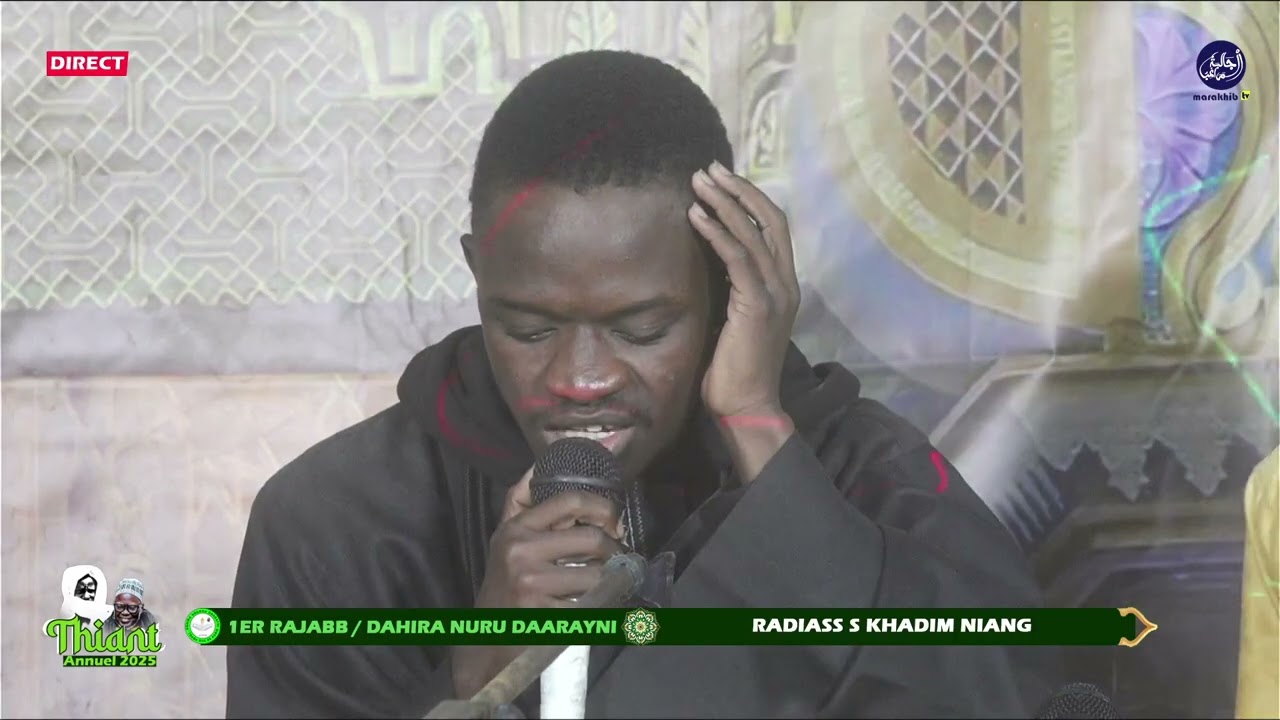 RAJASS SERIGNE KHADIM NIANG / THIANT DAHIRA NURU DAARAYNI 1ER RAJAB 1447H