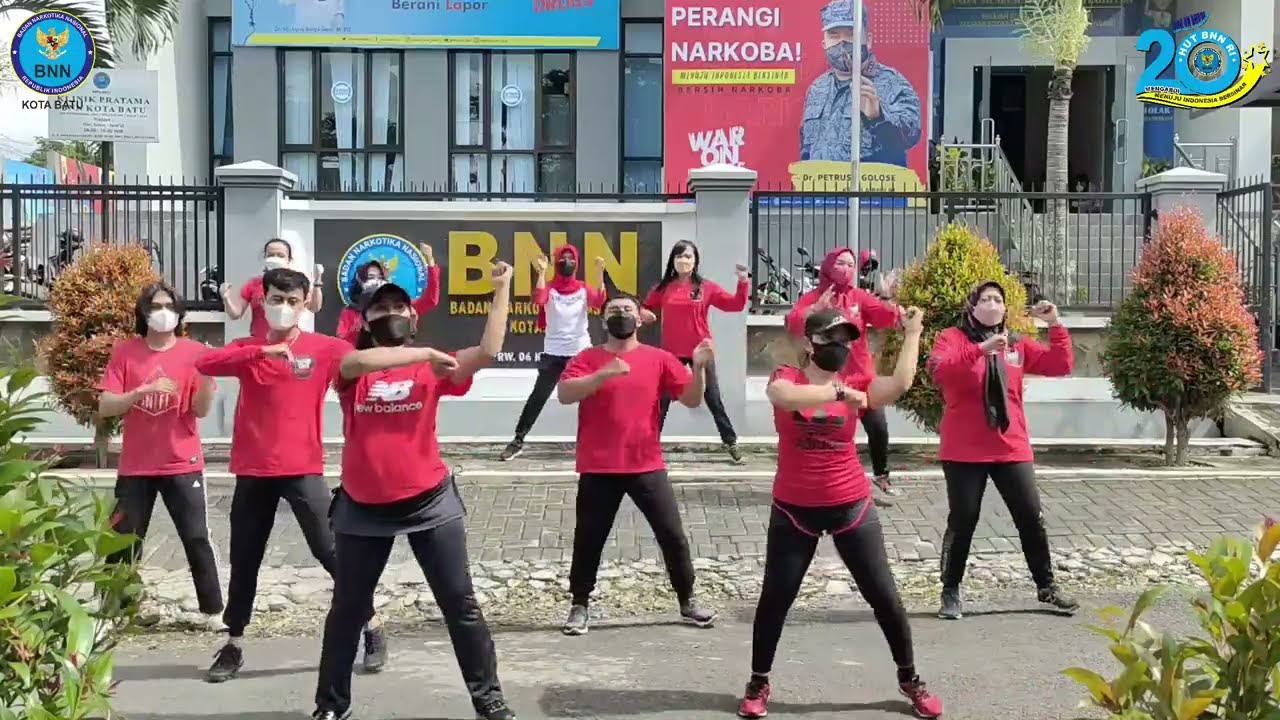 SENAM BERSINAR BNN KOTA BATU MENYAMBUT HUT KE 20 BNN RI