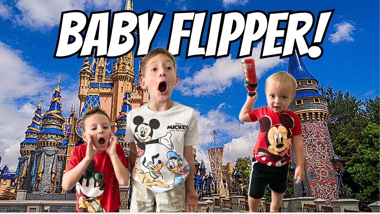 World's Youngest Bottle Flipper (Disney Part 3)