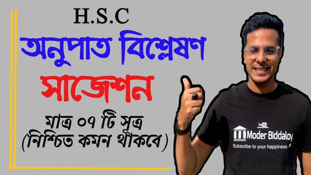 HSC Accounting 2nd Paper Chapter 6 | অনুপাত বিশ্লেষণ | Financial Analysis Statement | hsc 22