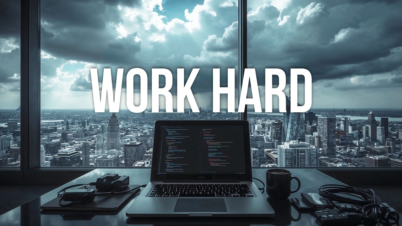 WORK HARD – Minimal Techno for Deep Work & Extreme Focus 4 Hours