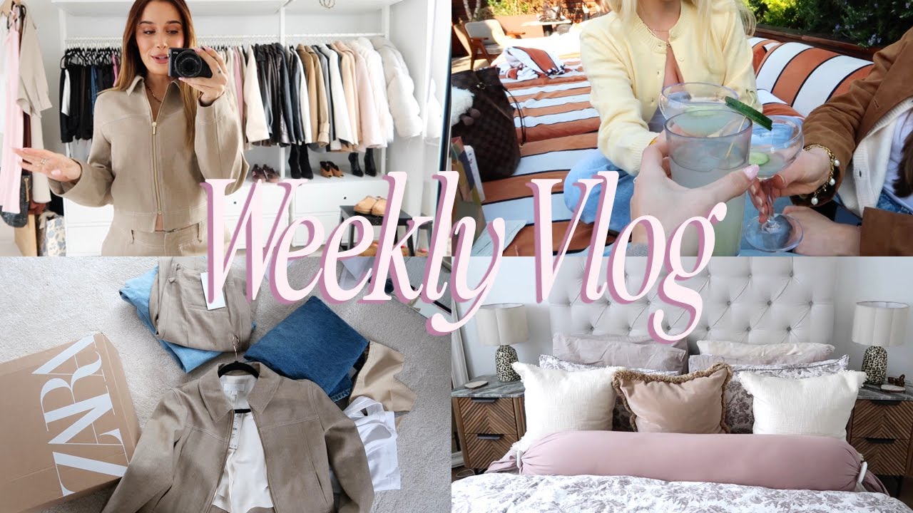 WEEKLY VLOG: Zara haul, new furniture & girly days in London | Suzie Bonaldi