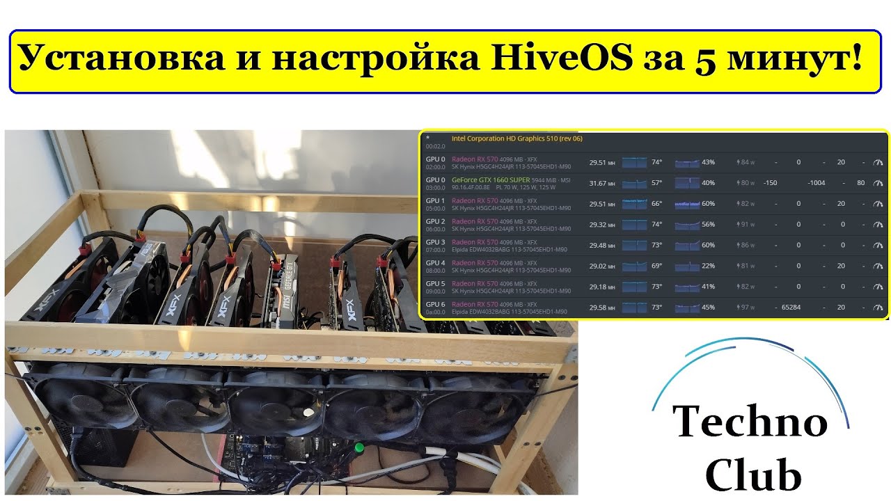 Установка и настройка HiveOS за 5 минут! Полная инструкция как настроить майнинг ферму на HiveOS