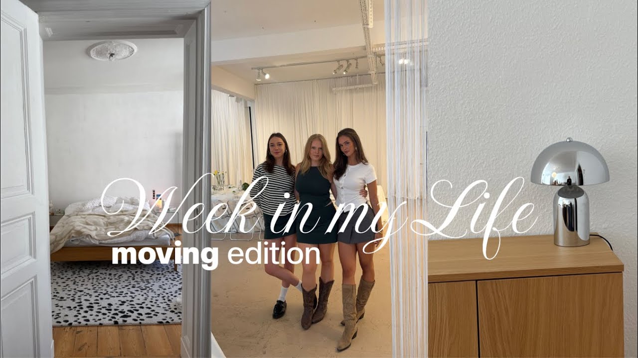 a week in my life 🥯✨I Berlin moving vlog & hosting a Dinner Night I Hanna Marie