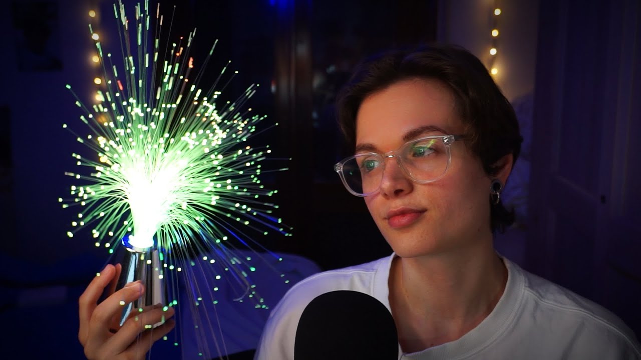Lampada in Fibra Ottica per Visual Triggers Devastanti 🎆 (triggers words e soffi sul mic) ASMR ITA