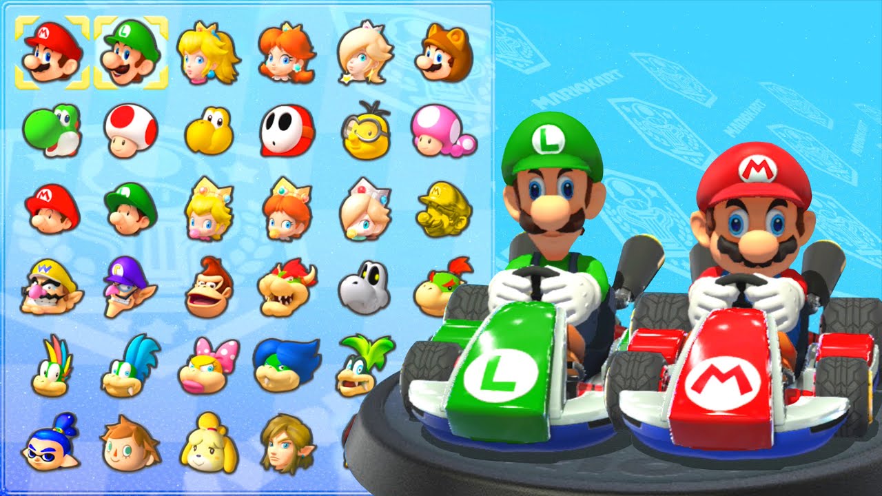 【マリオカート8デラックス】もし登場人物全員が愚かにも寄り目だったらどうなるでしょうか？Nintendo Switch のプレミア レーシング ゲーム