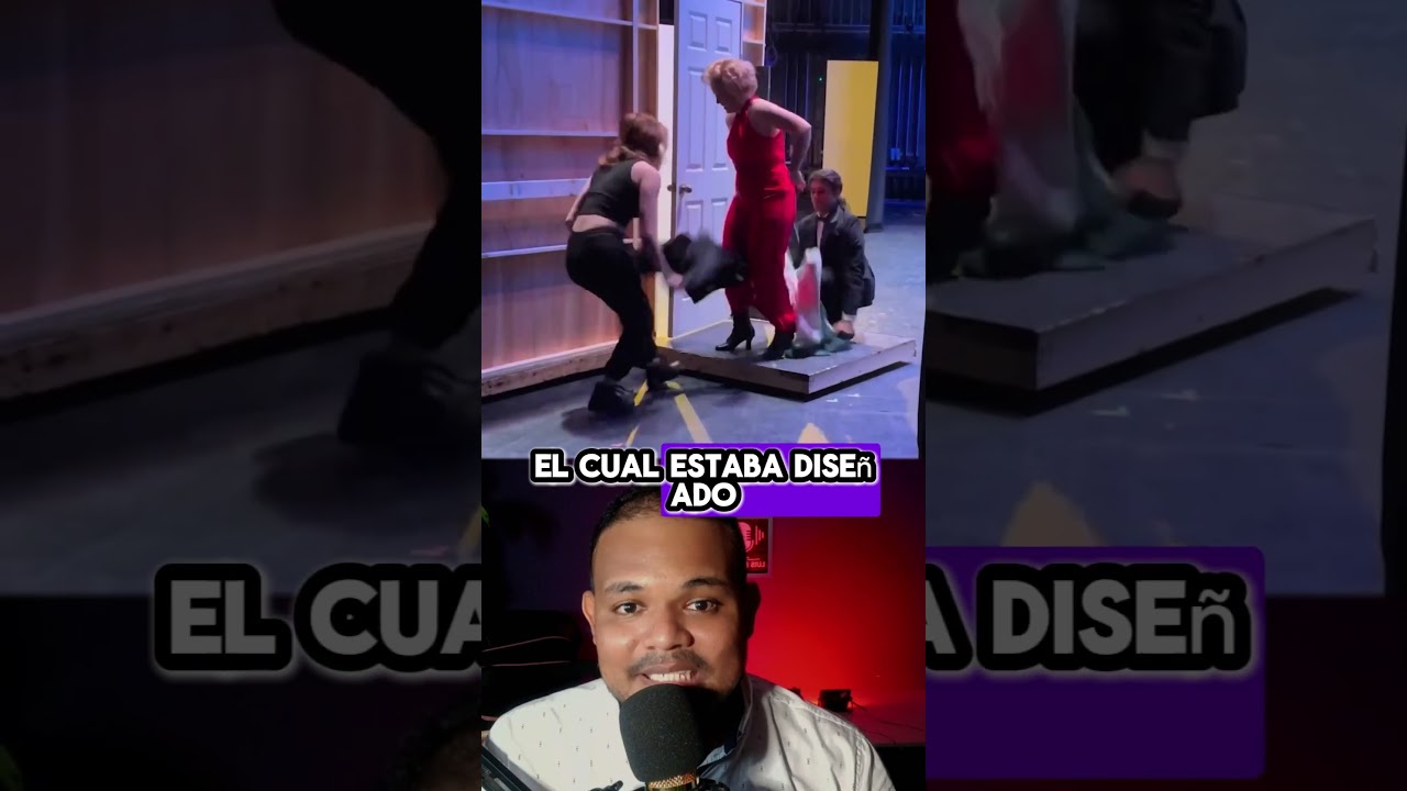 Se cambia en tres segundos en obra teatral #curiosidades #datoscuriosos #sabiasque