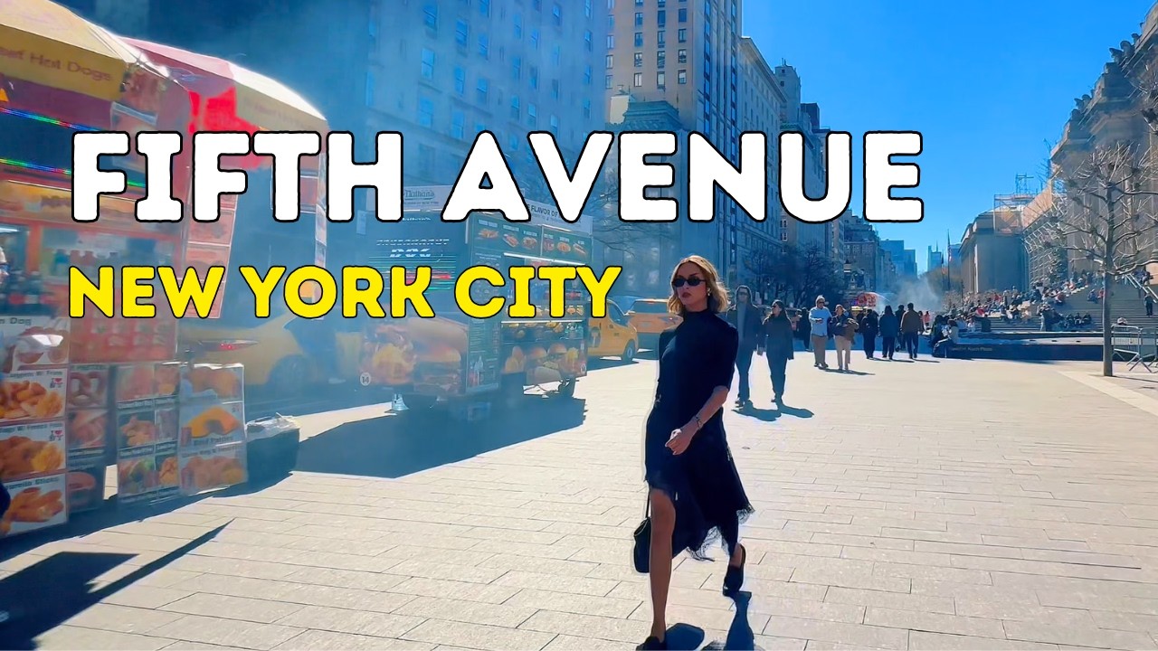 Walking Fifth Avenue NYC 4K 🇺🇸 | From Central Park to Madison Square Park
