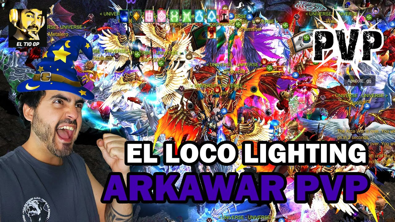 EL LOCO LIGHTING DEL ARKAWAR PVP🧙‍♂😂| Muonline S17.1