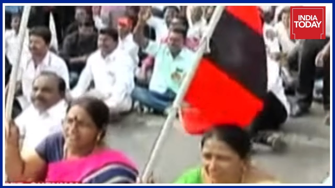 TN Oppn Holds Another State-Wide Protest Against Bus Fare Hike