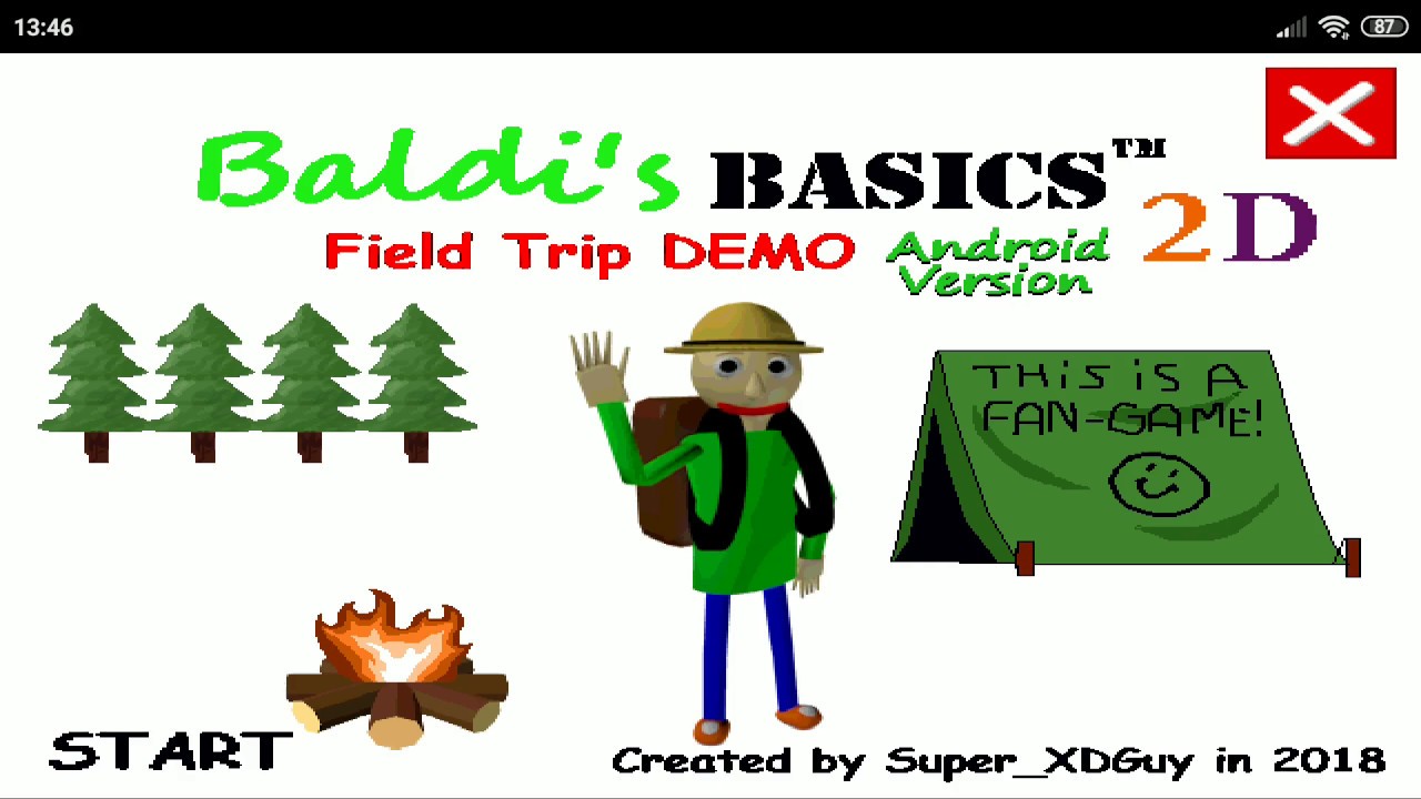 Baldi's Basics Field trip android edition | Gameplay