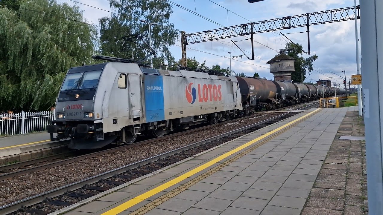 E186-272 ze składem cystern w Smętowie