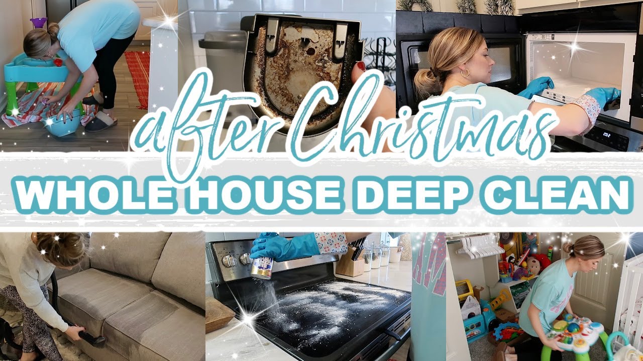 2023 EXTREME CLEANING MOTIVATION! | WHOLE HOUSE DEEP CLEAN AFTER THE HOLIDAYS! | Lauren Yarbrough