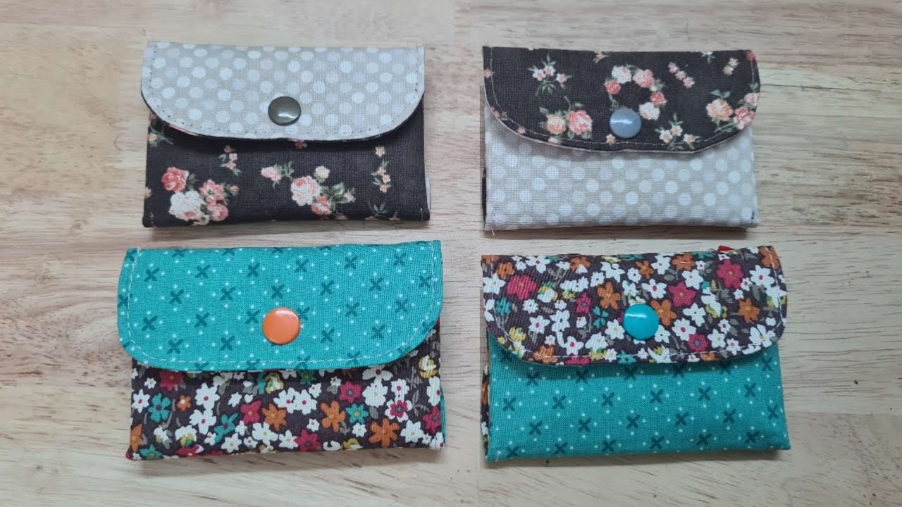 EP172 : DIY Mini Wallet  Easy sewing