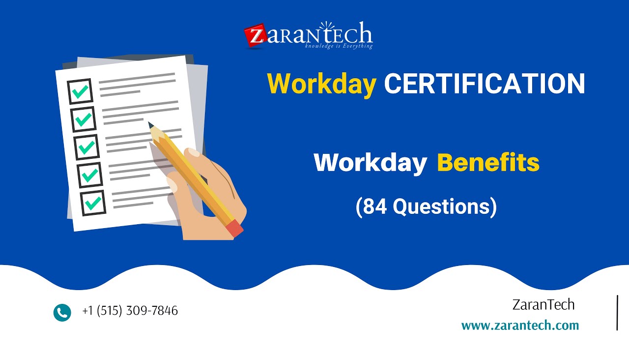 Workday Benefits (84 Practice Questions) | ZaranTech