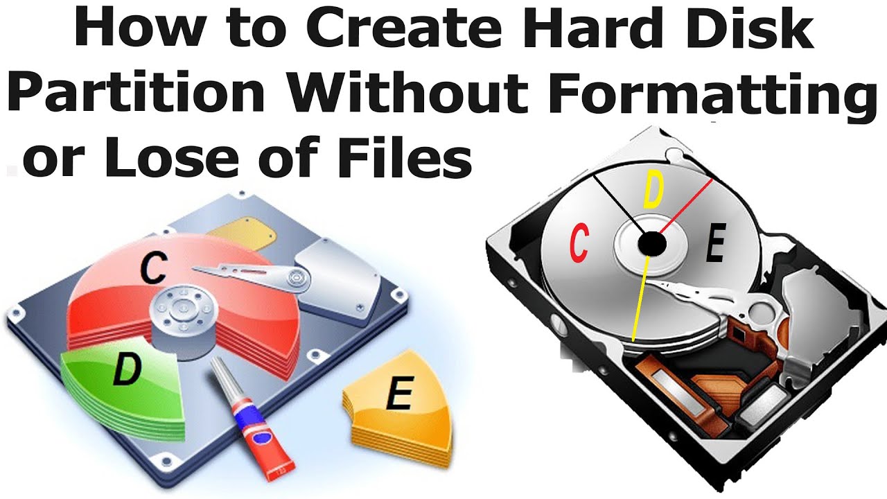 How to change partition size without formatting & Create Hard Disk Partition Without Lost Files 2020