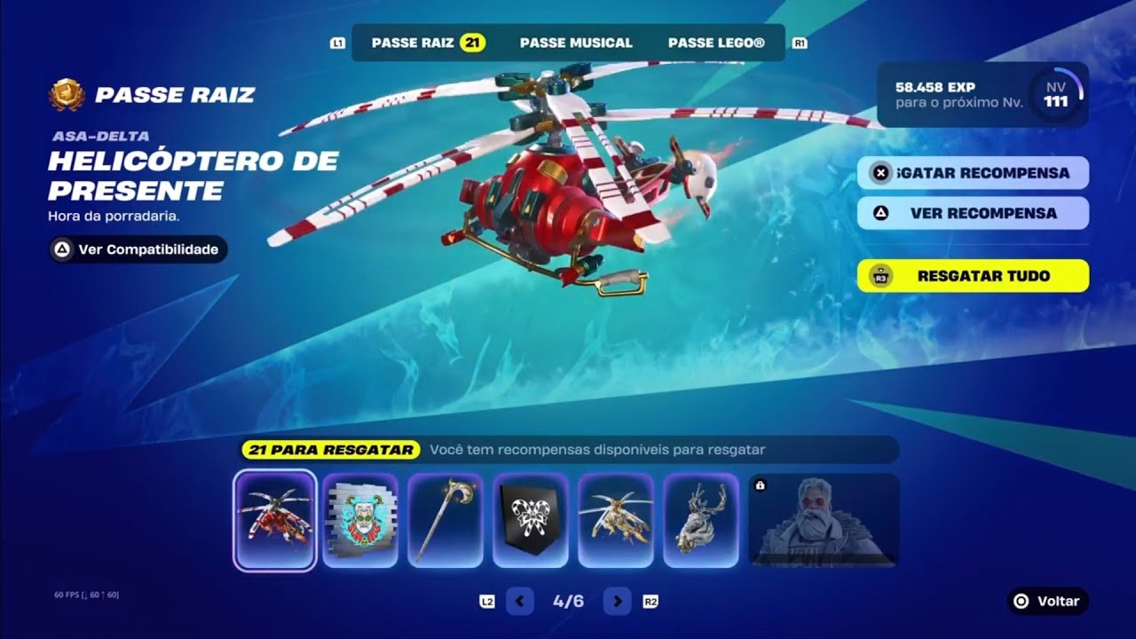 Skins com novos estilos do passe de batalha.