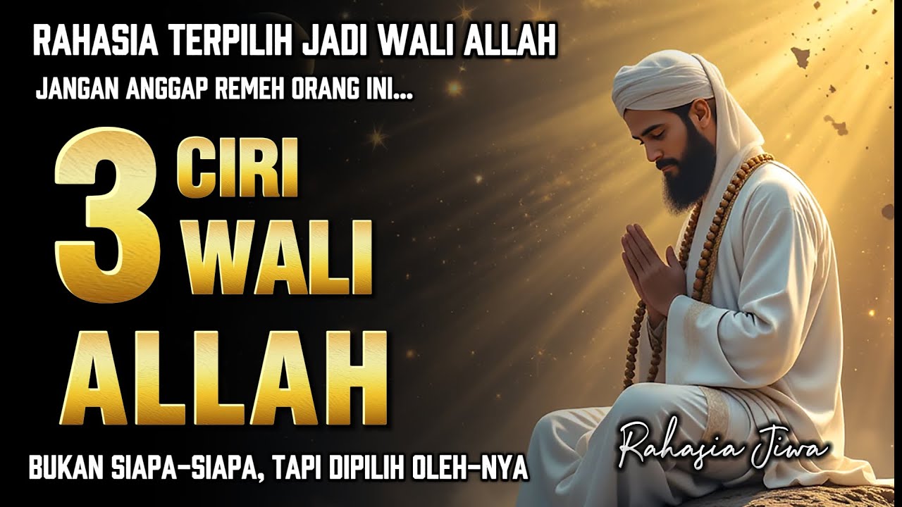 3 CIRI JIWA YANG DIPILIH MENJADI WALI ALLAH | BUKAN SIAPA-SIAPA… TAPI DICINTAI ALLAH 🌟
