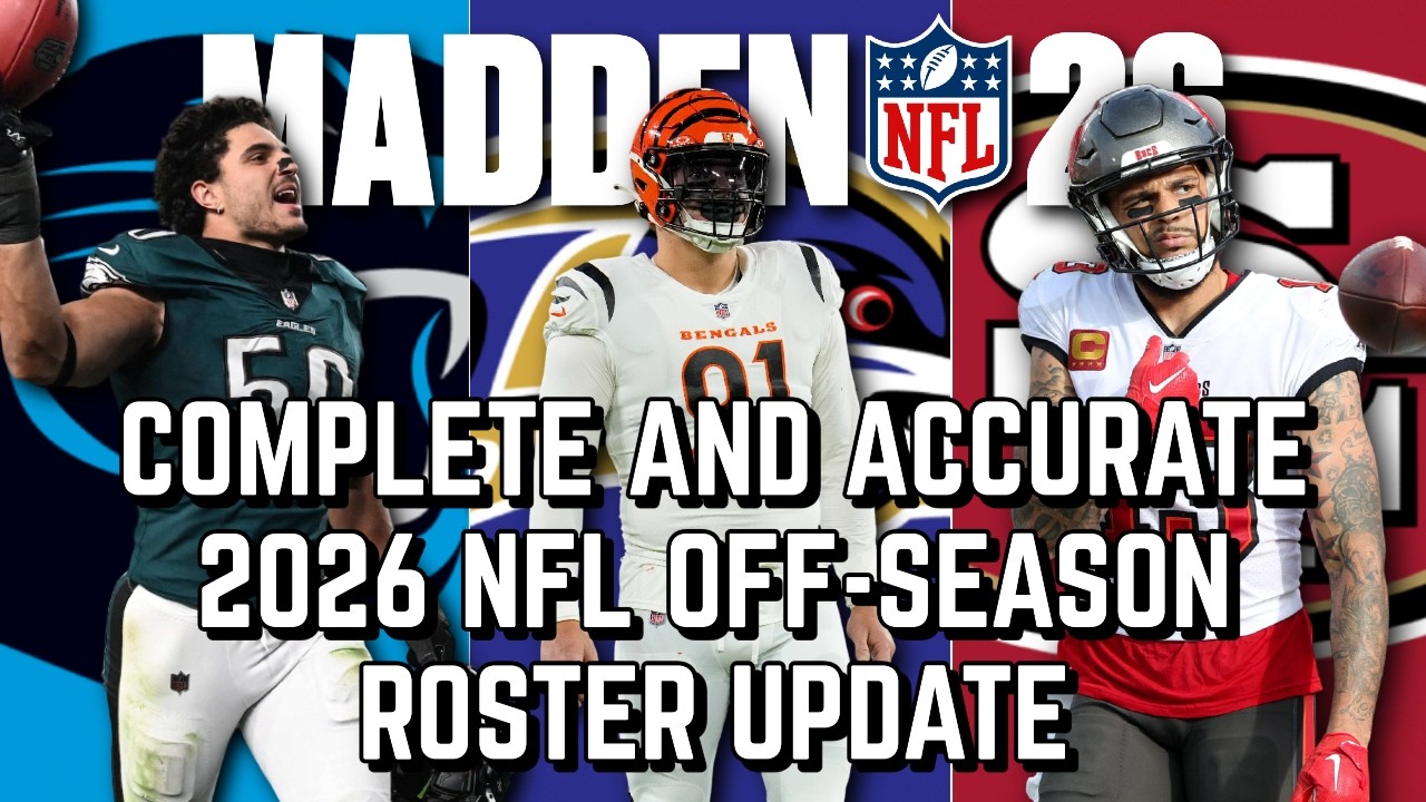 Madden NFL 26 &mdash; Полное обновление состава команды на межсезонье 2026 года